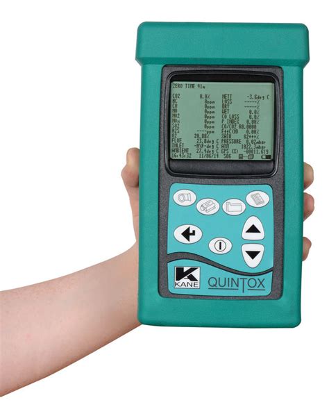 Handheld Flue Gas Analyzer Emissions Monitor Portable Gas Analyzer Wireless Connectivity