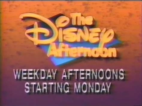 The Disney Afternoon promo from September 1990 - YouTube