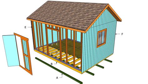 Build a 16x12 shed #sheddesigns | Building a shed, Diy shed plans, Wood shed plans