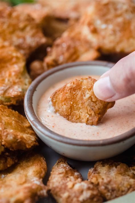 The Best Air Fryer Fried Pickles Recipe - Little Spice Jar