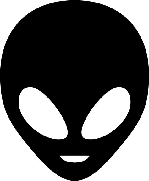 SVG > extraterrestre cara extraterrestre dibujos animados - Imagen e icono gratis de SVG. | SVG Silh