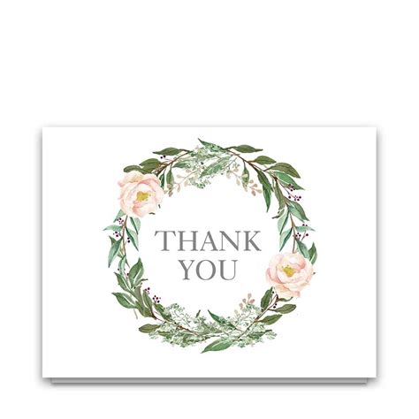 floral thank you card Archives - Noted Occasions - Unique and Custom Wedding Invitations