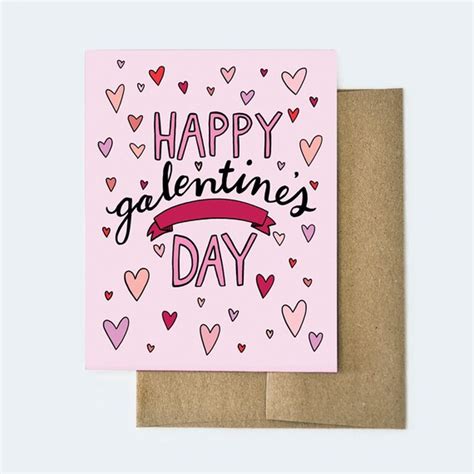 Galentine's Day Card Galentine's Card | Etsy