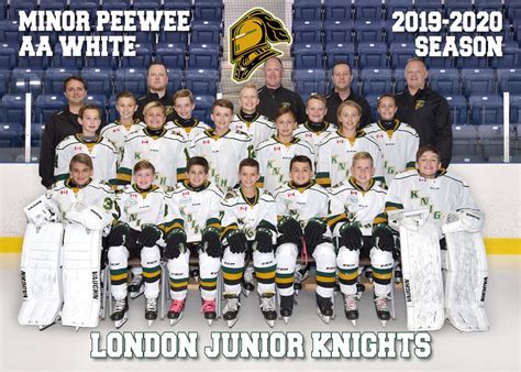 2019-2020 > U12 (Minor Peewee) > Minor Peewee AA White > Roster (London ...