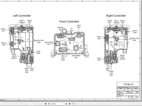 Tesla Model Y LHD SOP Wiring Diagram_2020