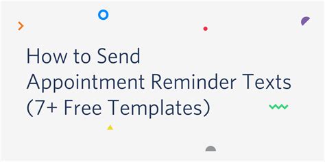 How to Send Appointment Reminder Texts | Twilio