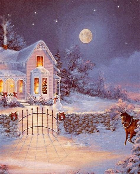 Christmas Scenes, Christmas Past, Christmas Greetings, Winter Christmas, Vintage Christmas ...