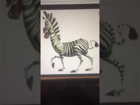 Marty The Zebra (Madagascar) Voice Impression - YouTube