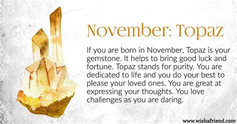 November: Topaz | Stone tattoo, Topaz birthstone november, Birth stones chart