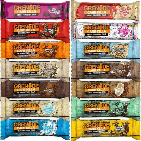 Grenade Carb Killa Bars 3/6/12/24x60g High Protein Low Carbs Bar All 14 Flavours | eBay