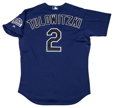 Lot Detail - 2015 Troy Tulowitzki Game Used Colorado Rockies Alternate ...