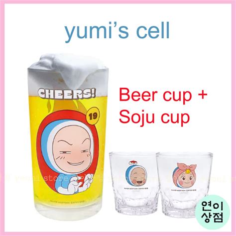 yumis cell beer soju somaek cup Korean naver webtoon yumis cell cup ...