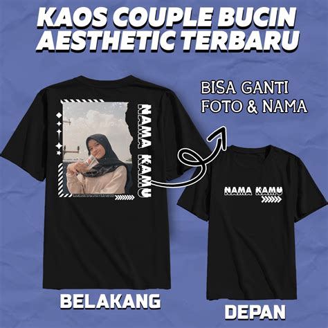 Jual DIMENSI KAOS - [ NEW ] Kaos Couple Bucin Custom - Kaos Custom ...