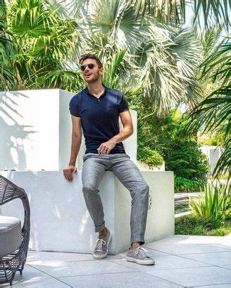 How to Wear Grey Sneakers For Men (390 looks & outfits) | Men's Fashion | Lookastic.com ...