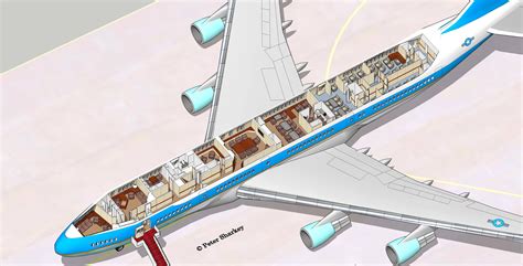 Airforce One. The official 747 plane of the President of The United ...