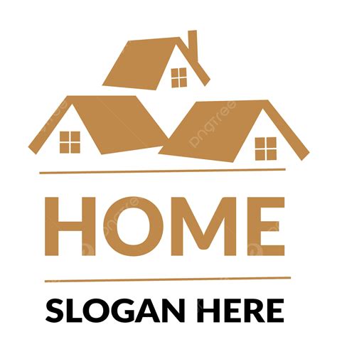 Home Slogan Here Logo Design, Home, Slogan, Logo Design PNG and Vector with Transparent ...