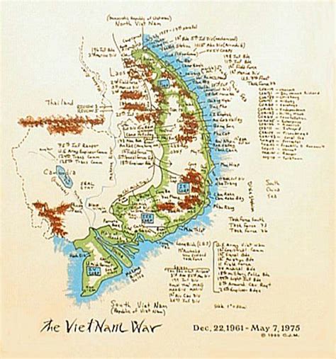 handwritten map of vietnam war | Vietnam War | Pinterest | War, Vietnam War and Vietnam