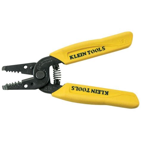 Klein Tools Electrical Wire Stripper/Cutter (10-18 AWG Solid) 11045 ...