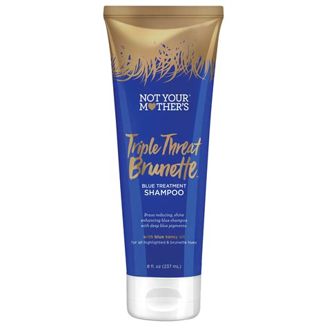 Not Your Mother's Triple Threat Brunette Blue Treatment Shampoo, 8oz - Walmart.com - Walmart.com