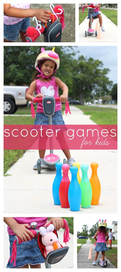 6 Scooter Games for Kids with Radio Flyer - Raising Whasians | Fun games for kids, Games for ...