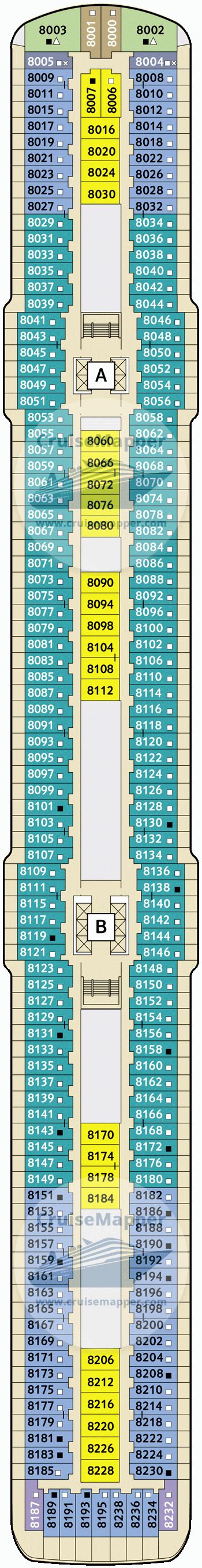 Mein Schiff 5 deck 8 plan | CruiseMapper