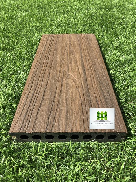 Dark Brown OAK Premium Encapsulated Composite Decking Board 3.6m ...