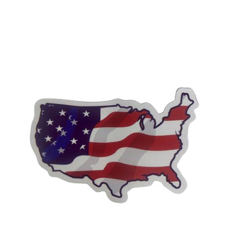 American Flag USA Sticker | COOLERSbyU