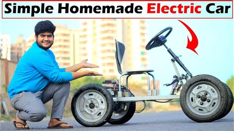 Home made simple electric car || DIY || CREATIVE SCIENCE - YouTube