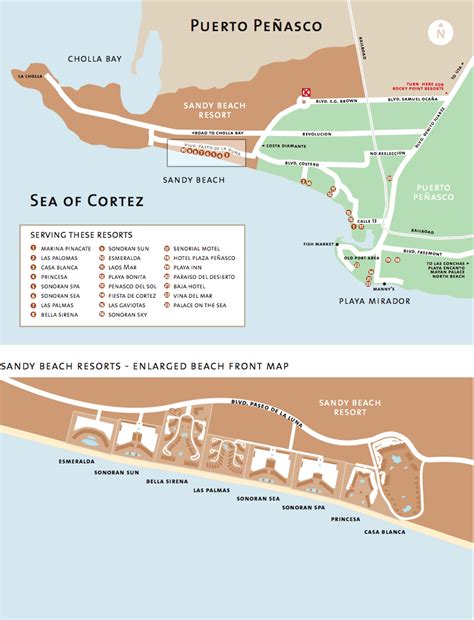 Map Of Rocky Point Mexico Resorts - Get Latest Map Update