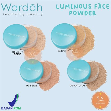 WARDAH LOOSE POWDER Bedak Tabur Everyday Luminous Face Powder 30g | Lazada