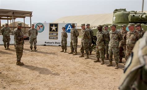 DVIDS - Images - USARCENT Commander visits with Soldiers at Camp Buehring [Image 4 of 6]