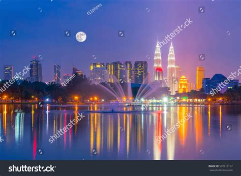 Night View Kuala Lumpur City Skyline Stock Photo (Edit Now) 592618157