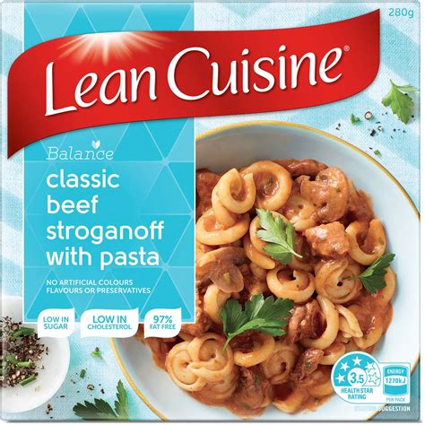 Lean Cuisine Balanced Serve Beef Stroganoff With Pasta 280g | Woolworths