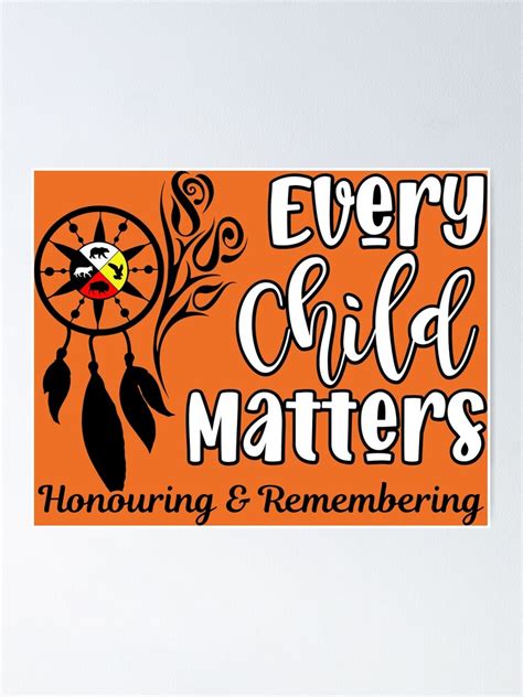 "Every Child Matters " Poster for Sale by bee-happy-bee | Redbubble