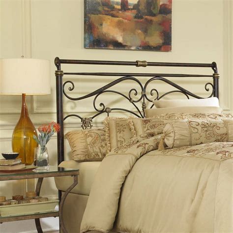 Fashion Bed Group Lucinda California King-Size Metal Headboard with ...