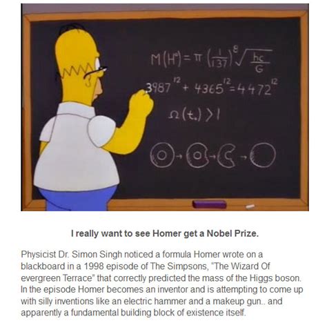 Did Homer Simpson Discover The Higgs Boson? | Others