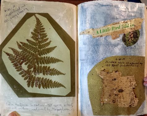 Nature Art Journal Pages – The Withywindle Nature Blog