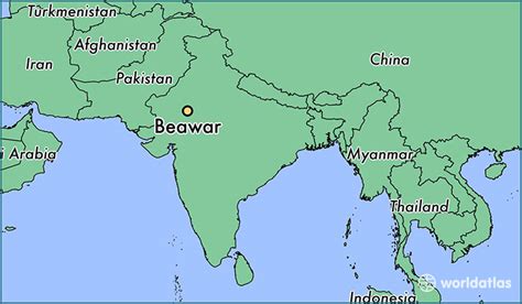 Where is Beawar, India? / Where is Beawar, India Located in The World ...