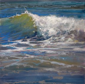 Landscape Painting in Pastel: Summer Waves Streaming Video | Landscape paintings, Surf art ...