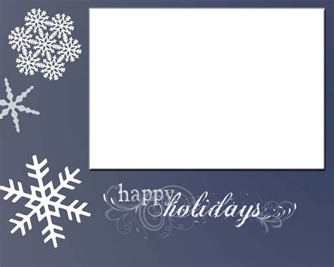 Holiday Card Printable Templates