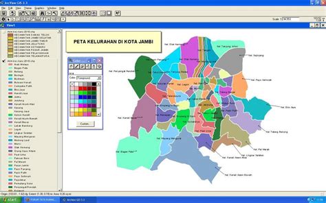 FORUM TATA RUANG : PETA KELURAHAN DI KOTA JAMBI 2011