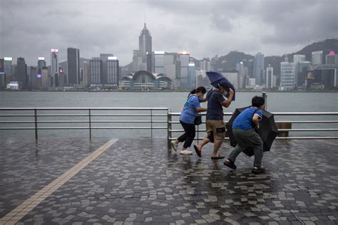 Hong Kong Braces for Biggest Typhoon Since 2018