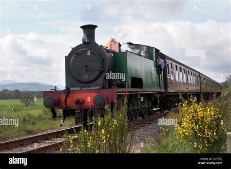 Restored steam train; Locomotive on the Strathspey Steam heritage ...