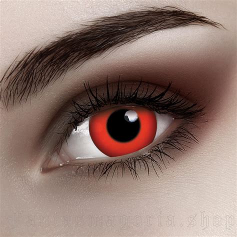 Red Devil Colored Contact Lenses by Maxvue brand