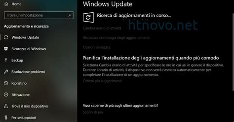 Ripristino Windows Update