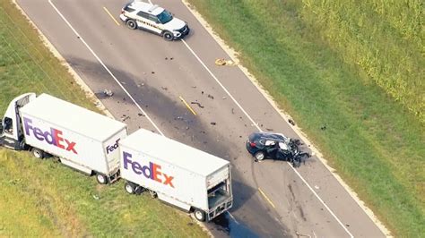 At least 1 dead after crash involving FedEx semi-truck | kare11.com