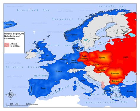 Warsaw Pact/Members, History, Map | Mappr