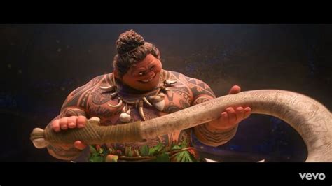 i think they used the same hair for moana and maui when its in a bun ...