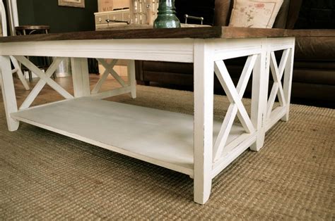 White Distressed Coffee Table | Coffee Table Design Ideas