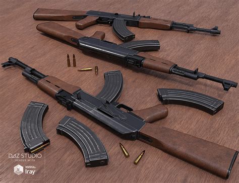 Modern Weapons Collection 1 | Daz 3D